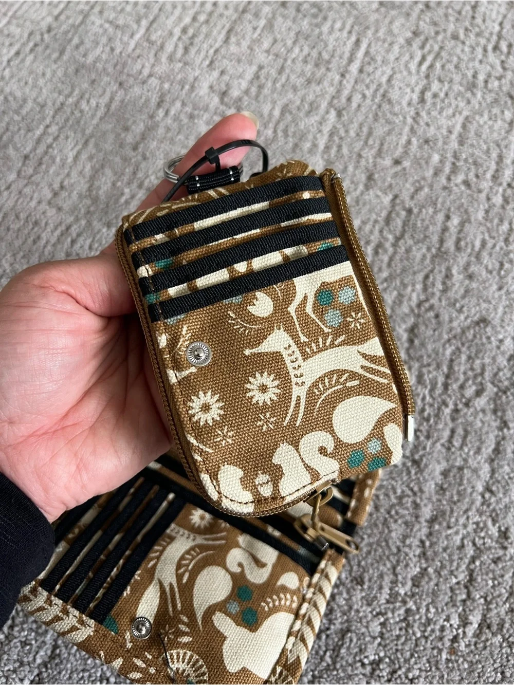 KAVU Zippy Wallet in Fall Folklore - Picture 13 of 16